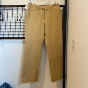 EUC vintage L.L. Bean‎ women’s tan khaki pants — size 4 petite